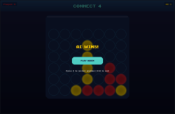 screanshot of AI playing against human